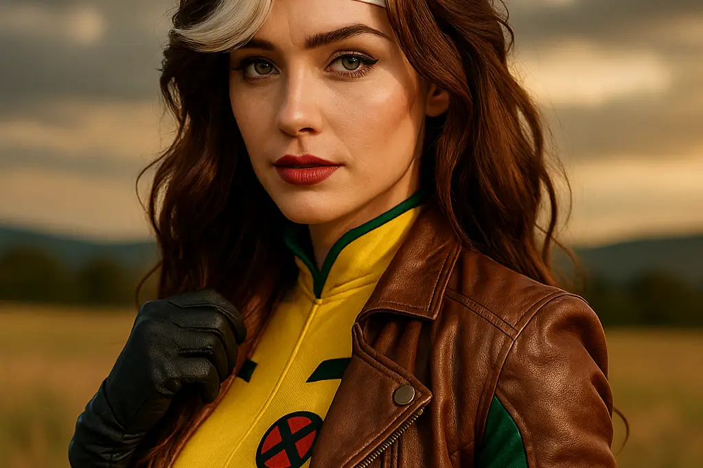 Cosplay de Rogue Capa