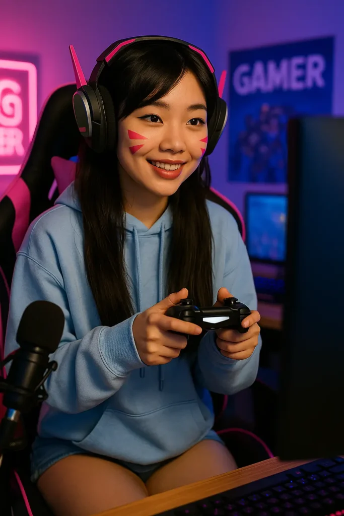 Cosplay de D.Va viraliza com influencer brasileira que vive de games