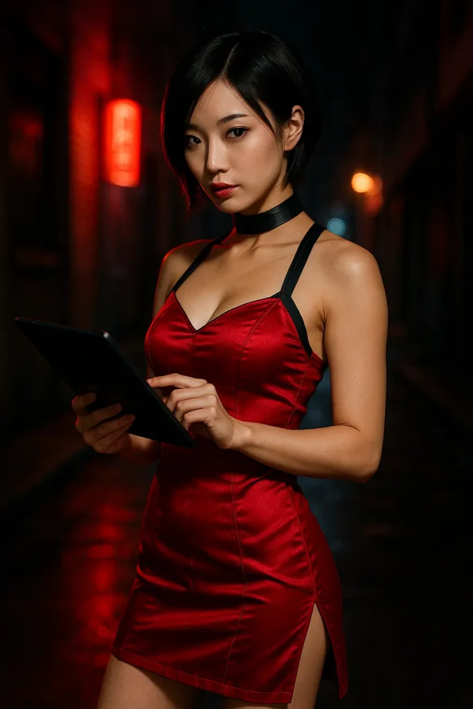 Ada Wong chinesa une sedução e tecnologia: musa do cosplay domina o mundo da segurança digital