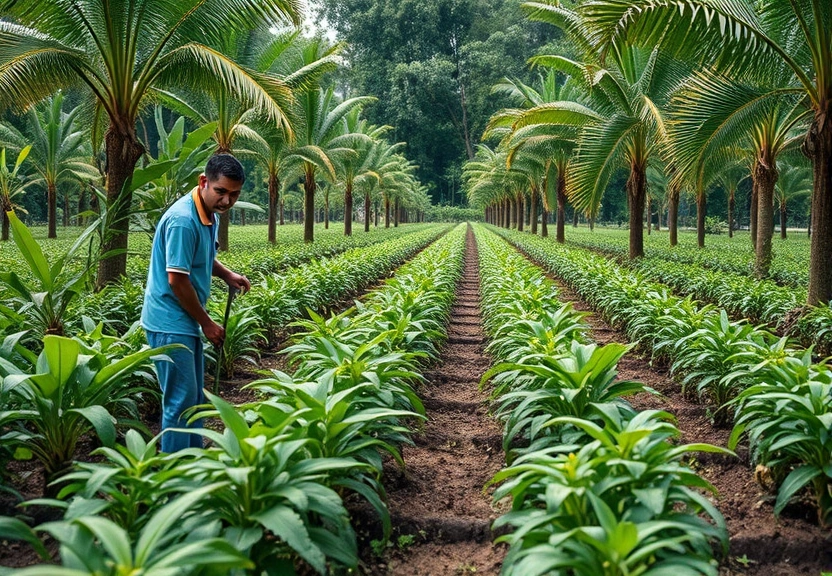 Representação visual de Agricultura Familiar e Conservação: O Caminho Sustentável para a Amazônia