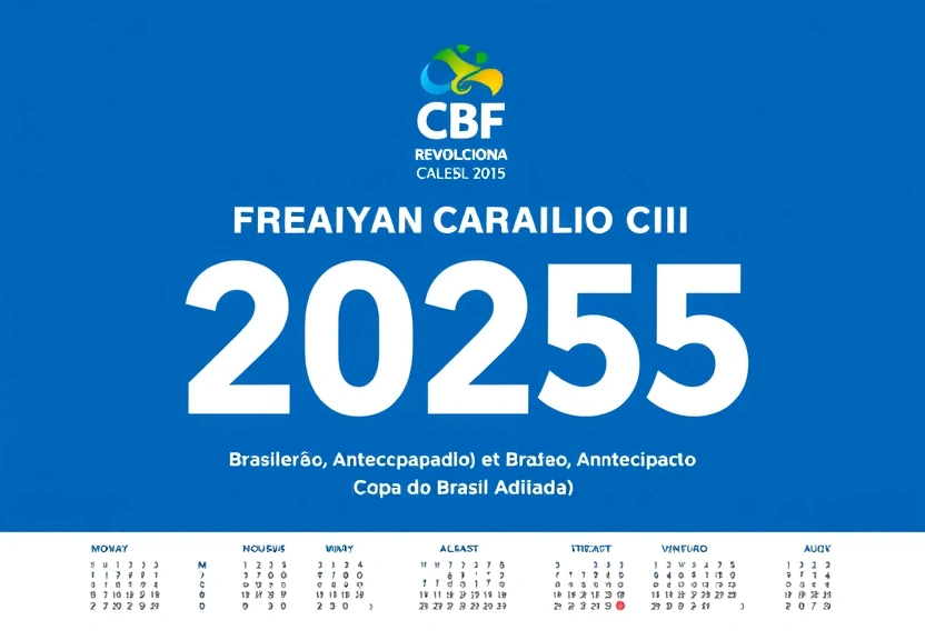 Representação visual de CBF Revoluciona Calendário de 2025: Brasileirão Antecipado e Copa do Brasil Adiada