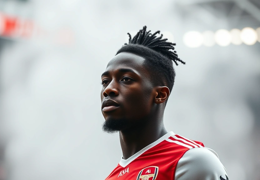 Representação visual de Eze, o talento explosivo, é o novo reforço do Arsenal!