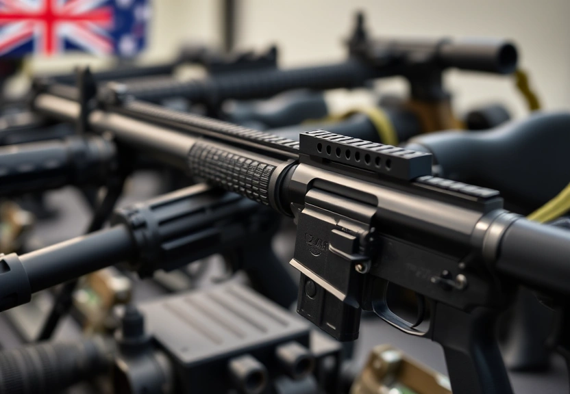 Representação visual de Australia: De Pioneira em Segurança Armamentista a Perda de Controle?