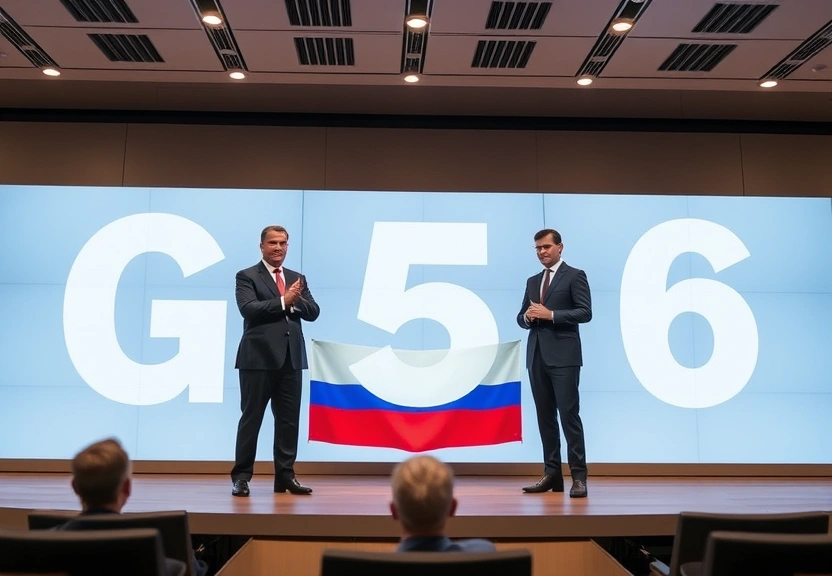 Representação visual de G7 reforça pressão econômica até que Rússia ponha fim à guerra na Ucrânia