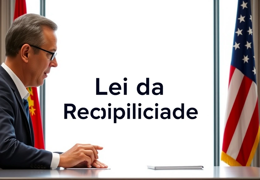 Representação visual de Lei da Reciprocidade: Alckmin destaca a importância para o diálogo com os EUA