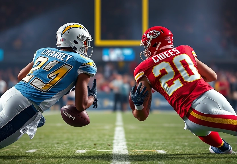 Representação visual de Assistir Chargers x Chiefs ao Vivo: Tudo sobre o Jogo da NFL no Brasil!