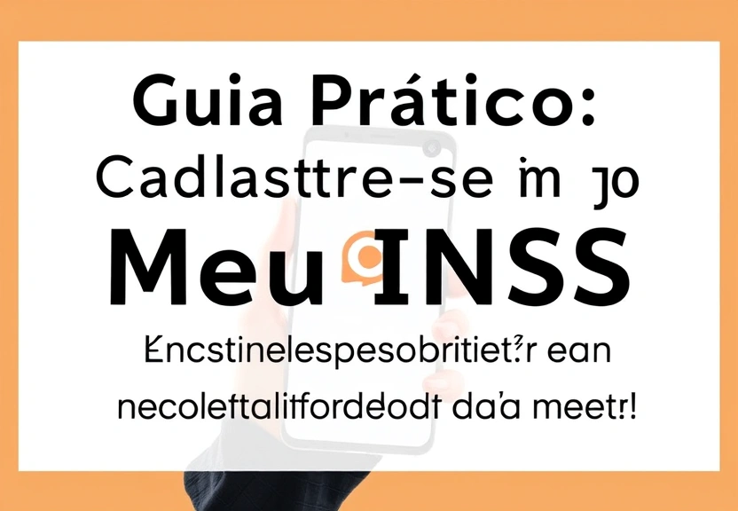 Representação visual de Guia Prático: Cadastre-se no App Meu INSS e Simplifique sua Vida!