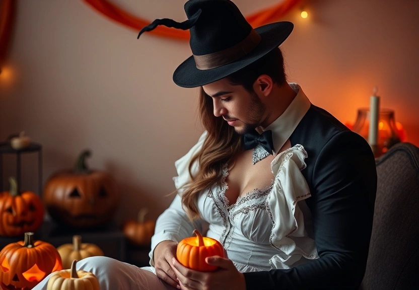 Representação visual de Atraia o Amor Neste Halloween: 5 Ideias de Roleplay Sensuais para Casais