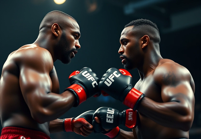Representação visual de Charles do Bronx e Gamrot se enfrentam em encarada eletrizante antes do UFC Rio